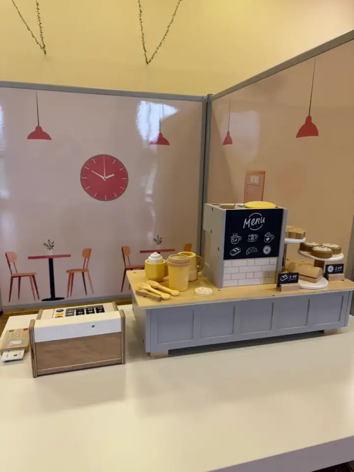 The Cafe role play room at Toddler Town